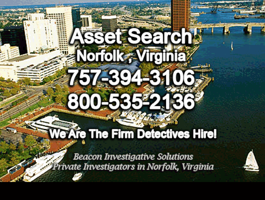 Norfolk Virginia Asset Search