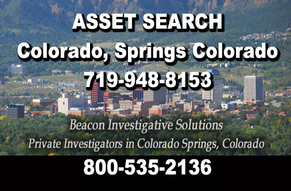 Colorado Springs Colorado Asset Search