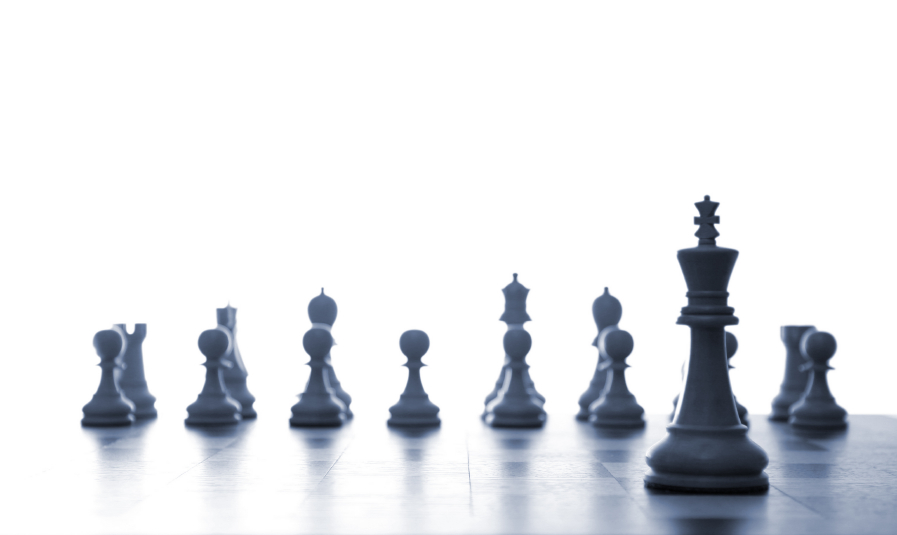 chess pieces on board